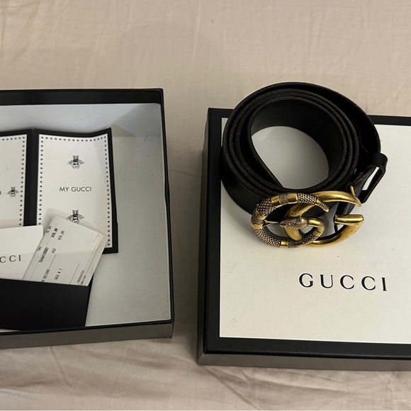 Gucci Snake Belt like new worn twice - Picture 3 of 3